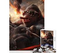 Adults Puzzles 1000 Piece Jigsaws Primal Rider Educational Toy Gifts Ideas for Educational Game Improving Love between Couples Size 38x52cm