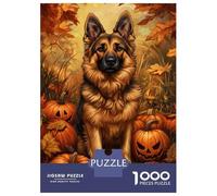Adults Puzzles 1000 Piece Jigsaws Pumpkin Patch Pup Jigsaw for Adults Brain Teaser Game But Fun And Humorous Difficult And Challenge 70x50cm/1000pcs