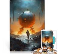 Adults Puzzles 1000 Piece Jigsaws Robot War Trainieren Sie Ihr Gehirn und Ihre Hände Heimdekoration Spielzeug75x50cm