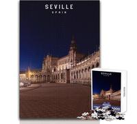 Adults Puzzles 1000 Piece Jigsaws Seville Unique Challenge Game Family Activities Gifts Ideas Size 38x26cm