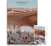 Adults Puzzles 1000 Piece Jigsaws Seville Unique Challenge Game Family Activities Gifts Ideas Size 38x26cm