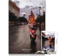 Adults Puzzles 1000 Piece Jigsaws Seville Unique Challenge Game Family Activities Gifts Ideas Size 38x26cm