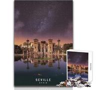 Adults Puzzles 1000 Piece Jigsaws Seville Unique Challenge Game Family Activities Gifts Ideas Size 38x26cm
