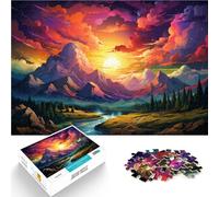 Adults Puzzles 1000 Piece Jigsaws Sierra Nevada mountains Brain Teaser For 26x38cm Artists Collection Fine Art for teenager 14+
