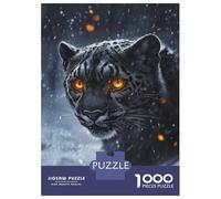 Adults Puzzles 1000 Piece Jigsaws Snow Leopard's Gaze -2 Jigsaw for Adults Brain Teaser Game But Fun And Humorous Difficult And Challenge 70x50cm/1000pcs