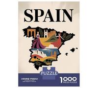 Adults Puzzles 1000 Piece Jigsaws Spain Pasión Y Vida Travel Puzzle for Adults Relax Games Presents for Women for Is Ideal As A Gift 70x50cm/1000pcs