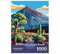 Adults Puzzles 1000 Piece Jigsaws Teide Canary Island National Park Spain Jigsaws for Adults Toy Wall Decor Difficult Challenge Difficult And Challenge 38x26cm/1000pcs