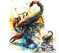 Adults Puzzles 1000 Piece Jigsaws The Attacking Scorpio Jigsaw Puzzles 1000 Practical Game Great Gifts And Toys Staycation Kill Time (38x52cm)