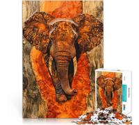 Adults Puzzles 1000 Piece Jigsaws The Elephant's Grace Lernspiele Heimdekoration Wunschliste mit dem Weihnachtsmann38x26cm