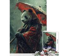 Adults Puzzles 1000 Piece Jigsaws The Mysterious Panda Jigsaws for Adults Puzzle Pattern Assembly Challenging To Complete Beautiful Design Game (38x52cm)