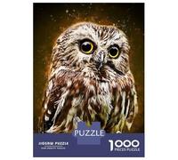 Adults Puzzles 1000 Piece Jigsaws The Owl Puzzles for Adults Family Games Home Decoration for Is Ideal As A Gift 38x26cm/1000pcs