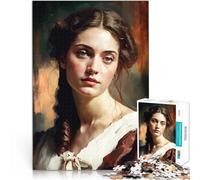 Adults Puzzles 1000 Piece Jigsaws The Painterly Woman Spiele Spielzeug Geschenk Geeignet für die Schreibtischdekoration52x38cm