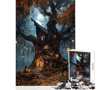 Adults Puzzles 1000 Piece Jigsaws The Witching Wood Hands-on Game Home Decoration Educational Toy Birthday And Unique Gifts (38x26cm)