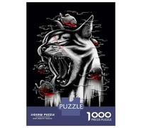 Adults Puzzles 1000 Piece Jigsaws Tiger Cat Fish Art Print Jigsaw for Adults Family Games Pattern Assembly Difficult And Challenge 70x50cm/1000pcs