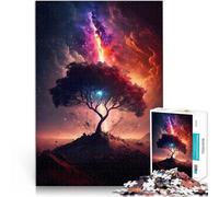Adults Puzzles 1000 Piece Jigsaws tree Fantasy Landscape Quiz game 26x38cm gifts for friends and family Suitable for and 14