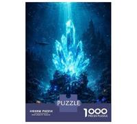 Adults Puzzles 1000 Piece Jigsaws Underwater Crystal Castle Adult Jigsaw Puzzle Relax Games Precision Cutting Difficult And Challenge 70x50cm/1000pcs