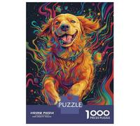 Adults Puzzles 1000 Piece Jigsaws Vibrant Canine Joy -2 Puzzle for Adults Relaxing Games Enhance Memory Unique Gifts for Birthday And Christmas 38x26cm/1000pcs