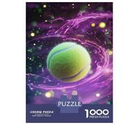 Adults Puzzles 1000 Piece Jigsaws Vibrant Tennis Ball Art Jigsaw for Adults Brain Teaser Game But Fun And Humorous Difficult And Challenge 38x26cm/1000pcs