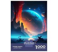 Adults Puzzles 1000 Piece Jigsaws Volcano Planet Oasis Puzzle for Adults Toy Wall Decor Presents for Women Unique Gifts for Birthday And Christmas 70x50cm/1000pcs