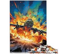 Adults Puzzles 1000 Piece Jigsaws war planes Brain Teaser For 26x38cm Every Piece is Unique - Challenging Family Fun Game