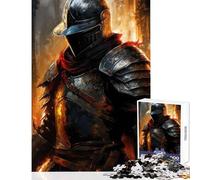 Adults Puzzles 1000 Piece Jigsaws Warrior of The Darkness Jigsaws for Adults Puzzle Pattern Assembly Challenging To Complete Beautiful Design Game (50x75cm)
