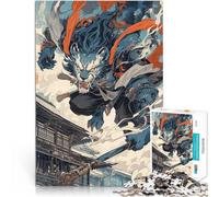 Adults Puzzles 1000 Piece Jigsaws Wind Lion God Spielspielzeug als Familiengeschenk Tolles Geschenk für Spiele38x26cm