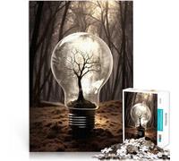 Adults Puzzles 1000 Piece Jigsaws Within a Bulb Help the brain exercise addictive toys to cultivate patience Gifts Ideas 26x38cm