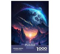 Adults Puzzles 1000 Piece Jigsaws Wonderland Mountainscape Puzzle for Adults Toy Wall Decor Presents for Women Unique Gifts for Birthday And Christmas 52x38cm/1000pcs