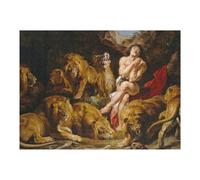 Adults Puzzles 1000pcs(52x38cm) Jigsaws Daniel in The Lions Den Jigsaw Puzzle Relaxing Games Difficult Challenge Parent-child Interaction 1000pcs(52x38cm)