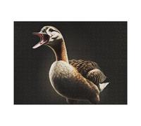Adults Puzzles 1000pcs(52x38cm) Jigsaws Goose Emoji Jigsaw Puzzle Relaxing Games Difficult Challenge Parent-child Interaction 1000pcs(52x38cm)