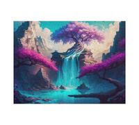 Adults Puzzles 1000pcs(52x38cm) Jigsaws Majestic Tree Adult Puzzles Brain Teaser Game Stress Reliever Unique Gifts for Birthday And Christmas 1000pcs(52x38cm)
