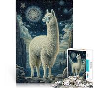 Adults Puzzles 2000 Piece Jigsaws Alpaca Art DIY Toys 70x100cm Fun at Home Activities, Birthday Present,Travel Gifts, for and 14 Years old