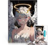Adults Puzzles 2000 Piece Jigsaws Angel with White Wings Handgeschwindigkeitswettbewerb Wohnkunstdekor70x100cm