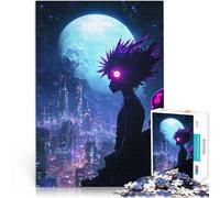 Adults Puzzles 2000 Piece Jigsaws Anime Moon in tokyo pädagogische Herausforderung Verbessern Sie das Gedächtnis70x100cm