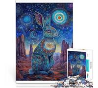 Adults Puzzles 2000 Piece Jigsaws Colored bunny Quiz game 70x100cm is ideal as a gift for the whole family Suitable for and 14
