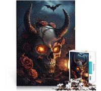 Adults Puzzles 2000 Piece Jigsaws Evil Skeleton Stress Relief 70x100cm is ideal as a gift for the whole family for for Age 14