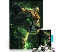 Adults Puzzles 2000 Piece Jigsaws Green Spirit Cheetah Spiele Spielzeug Geschenk Geburtstagsgeschenk, Geschenke, Wandkunst70x100cm