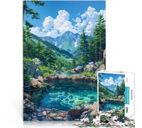 Adults Puzzles 2000 Piece Jigsaws Natural Hot Spring pädagogische Herausforderung Lernspiel für Geburtstag, Weihnachten70x100cm