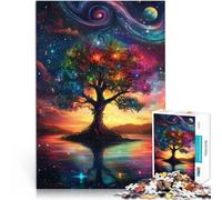Adults Puzzles 2000 Piece Jigsaws Tree under the planet Intellektuelles Spiel Tolles Geschenk für Spiele70x100cm