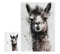 Adults Puzzles 300 PCS Jigsaws Alpaca Beauty Puzzle for Adults Brain Teaser Game Analysis And Logic Parent-child Interaction 300 PCS