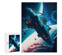 Adults Puzzles 300 PCS Jigsaws Ancient Spacecraft Puzzle for Adults Brain Teaser Game Analysis And Logic Parent-child Interaction 300 PCS