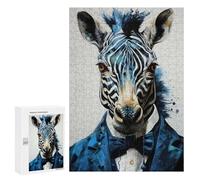 Adults Puzzles 300 PCS Jigsaws Animal Zebra Puzzle for Adults Brain Teaser Game Analysis And Logic Parent-child Interaction 300 PCS