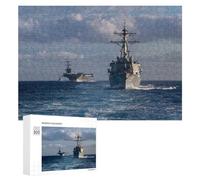 Adults Puzzles 300 PCS Jigsaws Carrier Strike Group Jigsaw Puzzle Fun Games But Fun And Humorous Unique Gifts for Birthday And Christmas 300 PCS
