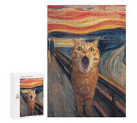 Adults Puzzles 300 PCS Jigsaws Cat's Emotional Journey Jigsaw Puzzles for Teenagers Precision Cutting Parent-child Interaction Beautiful Design Game 300 PCS