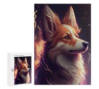 Adults Puzzles 300 PCS Jigsaws Cute Dog Face Anime Animal Puzzle for Adults Toy Wall Decor Stress Reliever Difficult And Challenge 300 PCS