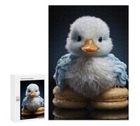 Adults Puzzles 300 PCS Jigsaws Cute Duckling And Macarons Adult Jigsaw Puzzle Family Games Stress Reliever Parent-child Interaction 300 PCS