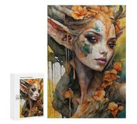 Adults Puzzles 300 PCS Jigsaws Dangerous Spring Fey Puzzle for Adults Brain Teaser Game Analysis And Logic Parent-child Interaction 300 PCS