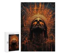 Adults Puzzles 300 PCS Jigsaws Divine Light Portrait Jigsaw Puzzles for Teenagers Precision Cutting Parent-child Interaction Beautiful Design Game 300 PCS