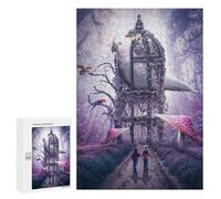 Adults Puzzles 300 PCS Jigsaws Enchanted Forest Encounter Jigsaw for Adults Toy Wall Decor Perfect Decoration Parent-child Interaction 300 PCS