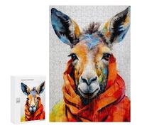 Adults Puzzles 300 PCS Jigsaws Hipster Donkey Puzzle for Adults Brain Teaser Game Analysis And Logic Parent-child Interaction 300 PCS